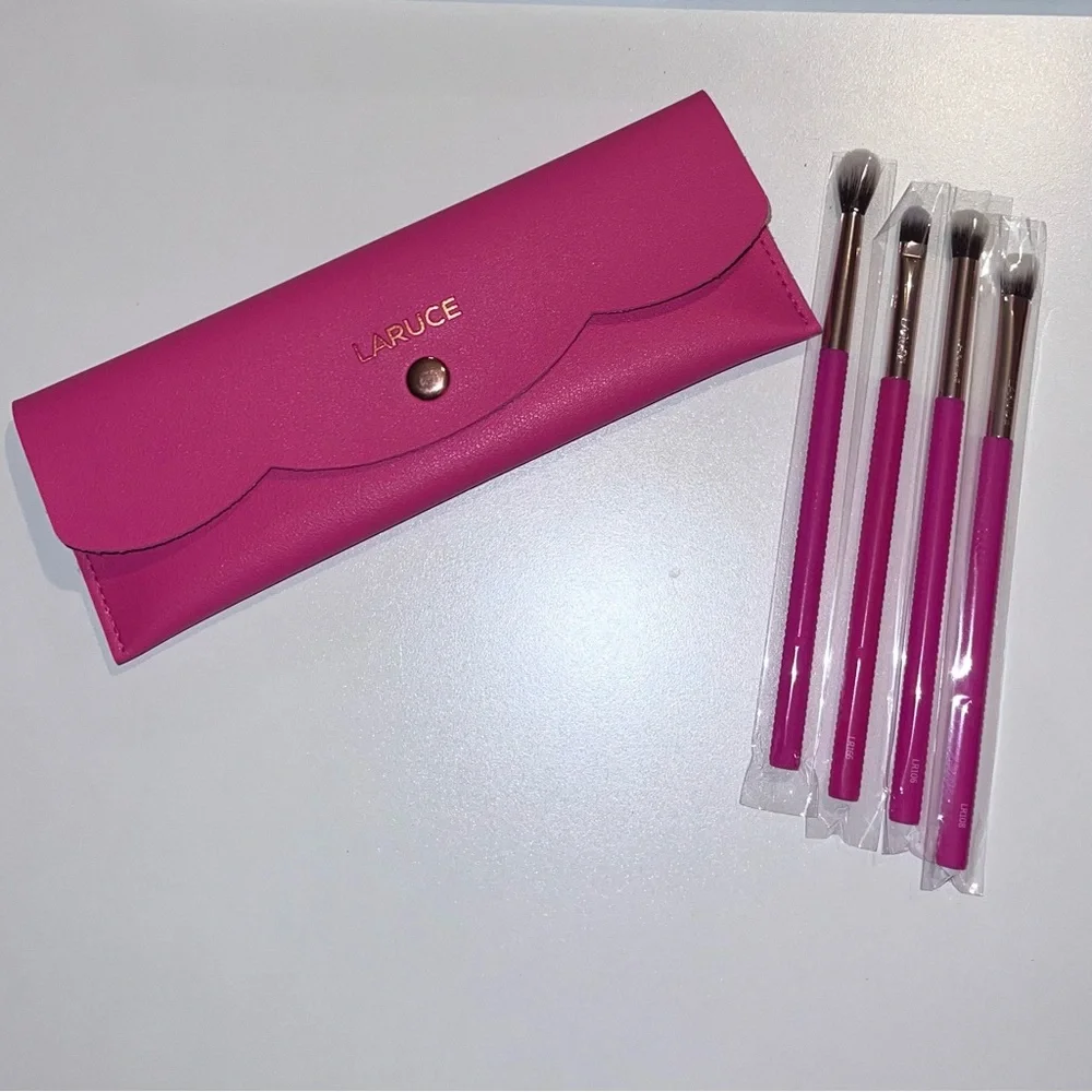Laruce Pink Makeup Brush Set